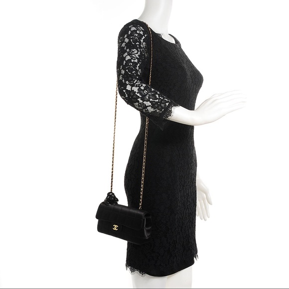 SOLD Authentic Chanel Mini Chocolate Bar Quilted Bag - Picture 10 of 12